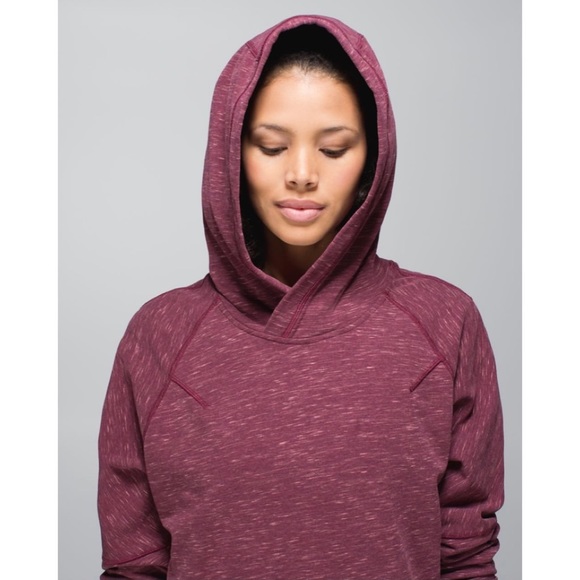 Lululemon Om & Roam Pullover Hoodie Rust Berry Red - Picture 5 of 15